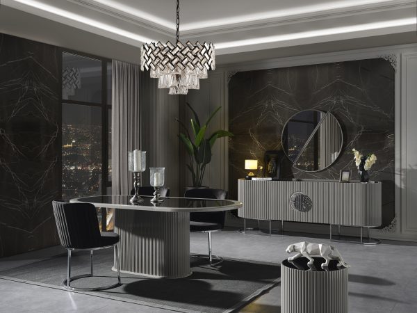 Gucci Grey Luxury Yemek Odası - Görsel 2