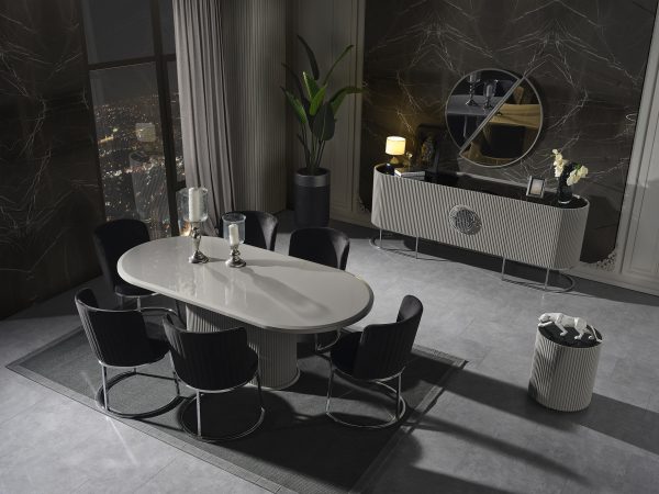 Gucci Grey Luxury Yemek Odası