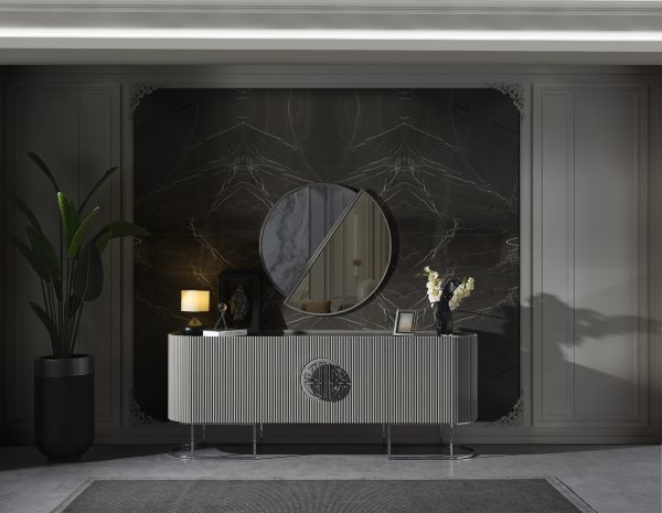 Gucci Grey Luxury Yemek Odası - Görsel 16