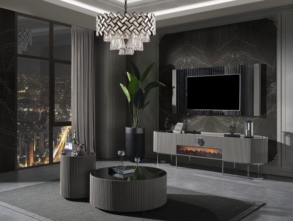 Gucci Grey Luxury Yemek Odası - Görsel 20