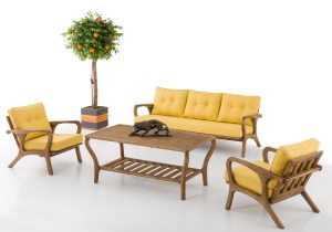 Roma M Ceviz Oturma Grubu